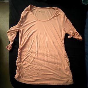 Long sleeve maternity blouse